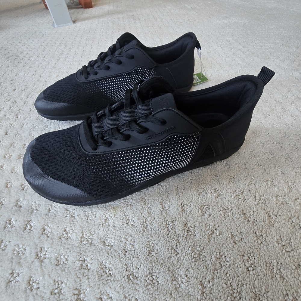 Hike Footwear Ergonomic Barefoot Slip In Mens Sneakers Black Size 12